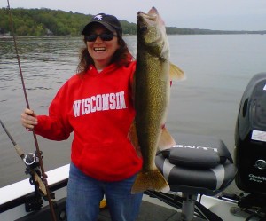 This kind of fish can be yours any time you're walleye fishing on Green Bay.